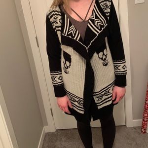 Spooky cardigan
